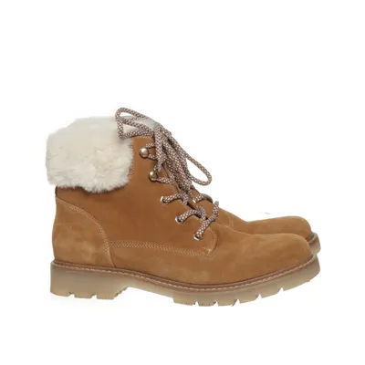 Bottes à lacets (Marron) de Landrover Cuir, Polyester