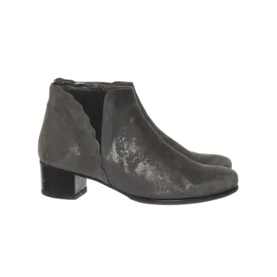 Heeled boots (Gray) from Vabeene Leather