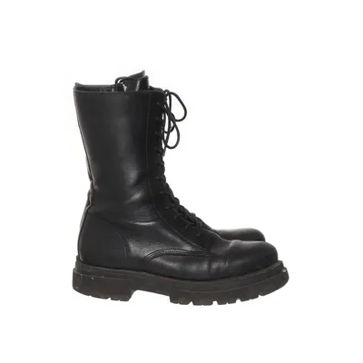 Veterlaarzen (Zwart) van Shoe Biz Imitatieleer