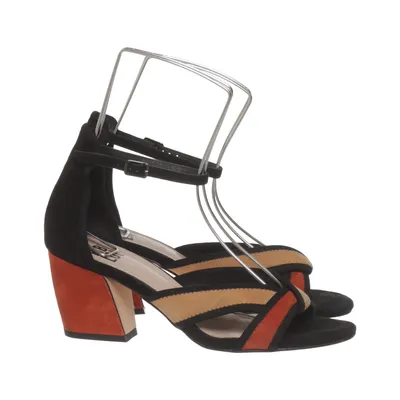 Højhælede sandaler (Sort, Brun, Orange) fra Bibi Lou