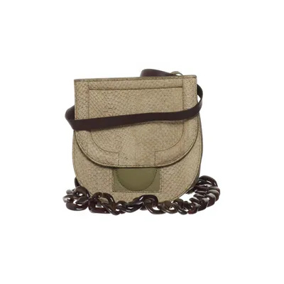 Clutch bag (Green, Brown) from Calajade