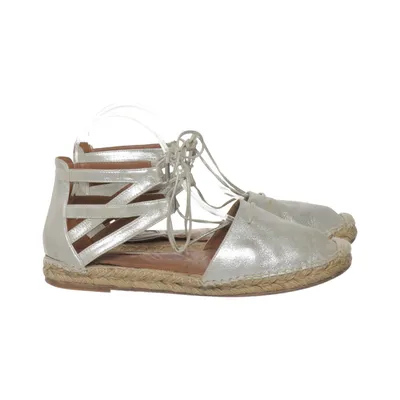 Espadrilles (Argent) de Aquazzura Cuir
