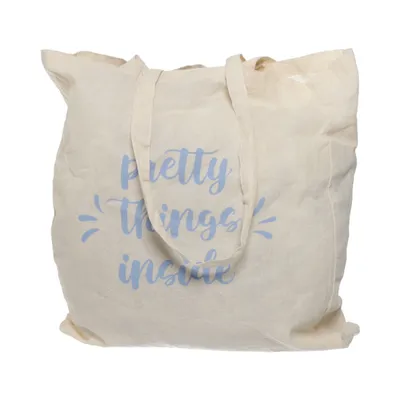 Sac en toile (Beige, Bleu) de Action Coton