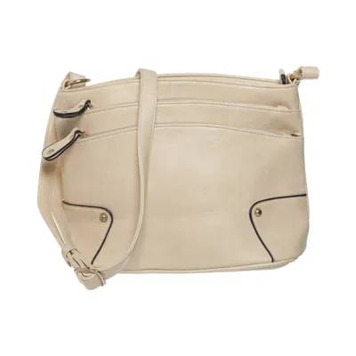 Shoulder-bag (Beige) from Valentina Polyurethane