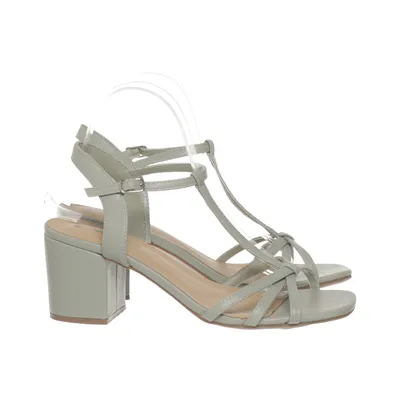 High heel sandals (Gray) from Alley