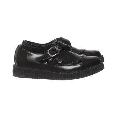 Monk strap shoes (Black) from T.U.K Polyurethane