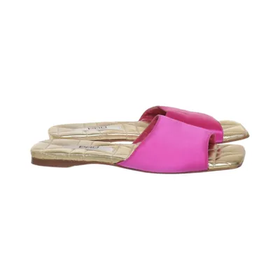 Mules (Rose, Or) de Pao Cuir
