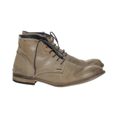 Laced boots (Beige) from Legend Leather