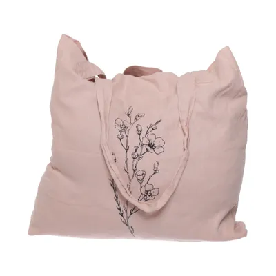 Tygpåse (Rosa) från Lindex Bomull, Linne