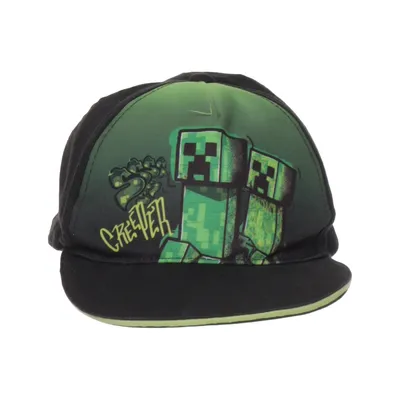 Baseball cap (Black, Green) from Minecraft Cotton, Polyester