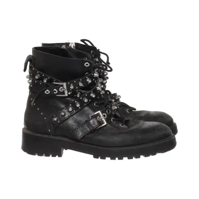 Bottes à lacets (Noir) de Zara Basic Collection