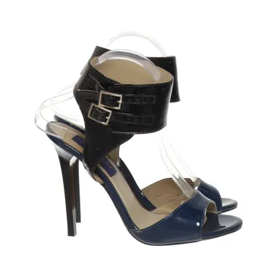 Sandales à talons hauts (Noir, Bleu) de Jimmy Choo for H&M Cuir