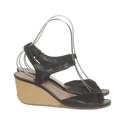 Chaussure compensées (Noir) de Camper Cuir