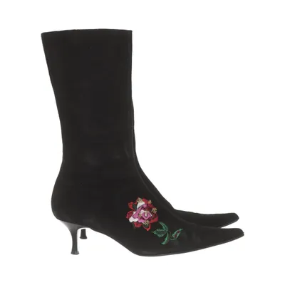 Bottes à talons (Noir) de Alba Moda