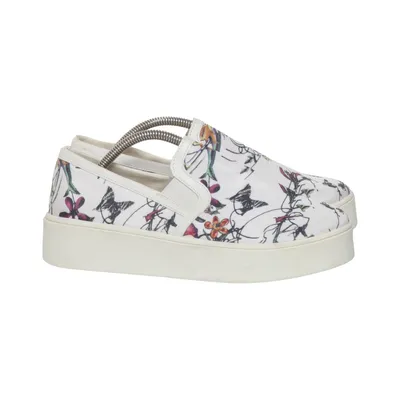 Slip-ons (White, Multicolored) from Alley