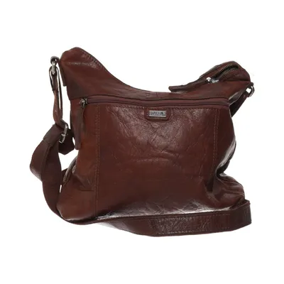 Shoulder-bag (Brown) from Spikes & Sparrow Cotton, Leather, Polyester