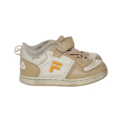 Baskets (Beige, Blanc, Orange) de Fila Cuir