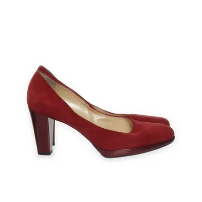 Pumps (Röd) från Peter Kaiser Mocka