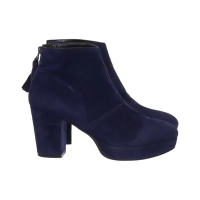 Bottes à talons (Bleu) de Sugarfree Shoes