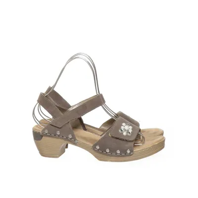 Klompen (Beige) van Rieker Suède