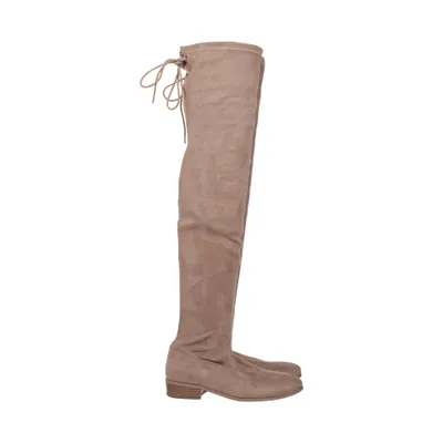 Bottes (Beige) de NLY Shoes Suédine