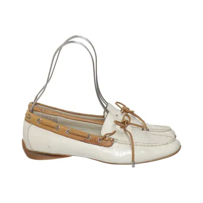Boat shoes (White, Brown) from Sperry Top Sider Leather