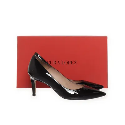 Pumps (Black) from Pura Lopez Leather