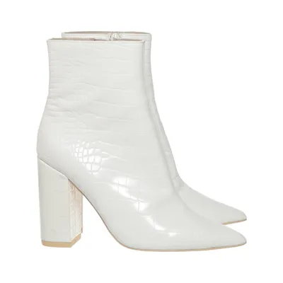 Bottes à talons (Blanc) de NLY Shoes
