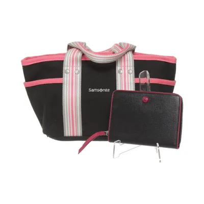 Håndtaske (Sort, Pink, Hvid) fra Samsonite Polyester