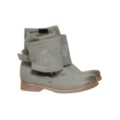 Ankle boots (Gray) from Maca Kitzbühel