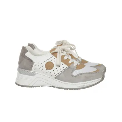 Sneakers (Grå, Beige) från Sneaker by Rieker Skinn