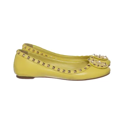 Ballerina's (Geel) van Tory Burch Leer