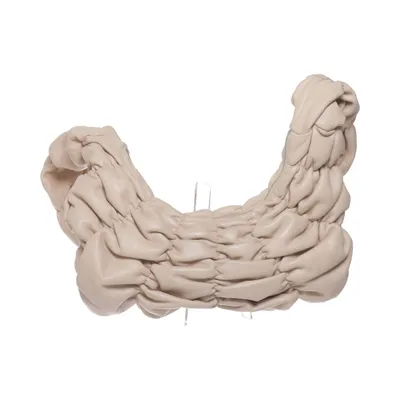 Sac à main (Beige) de COS Cuir, Coton