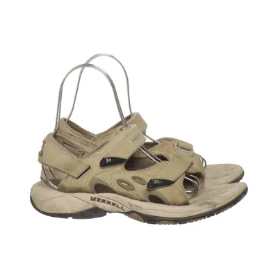 Sandalen (Beige) van Merrell Leer