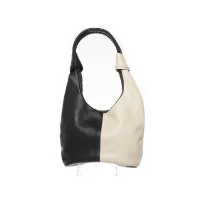Skuldertaske (Sort, Hvid) fra ASOS Design Polyester, Læder