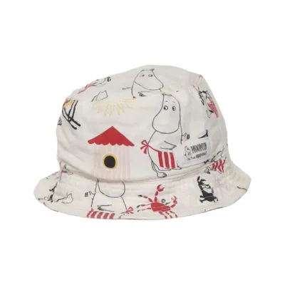 Bucket hat (Wit, Meerkleurig) van Moomin