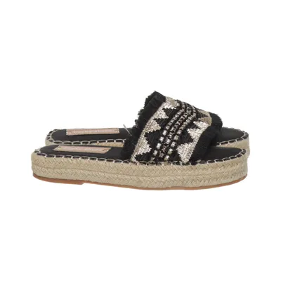 Slip-ins (Zwart, Beige) van Lucky Shoes