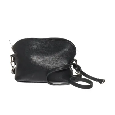 Axelremsväska (Svart) Skinn, Polyester