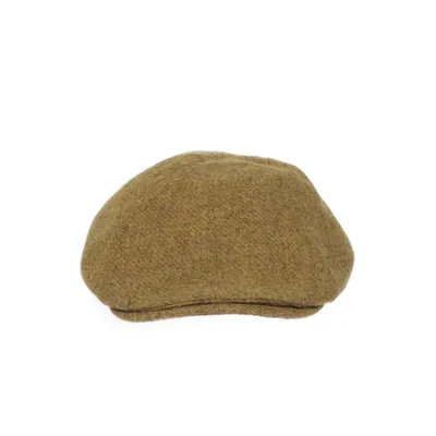 Flat cap (Brun) från Harris Tweed Ull