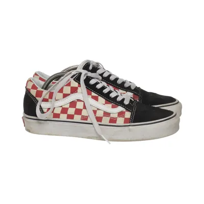 Sneakers (Red, Black, White) from Vans Leather