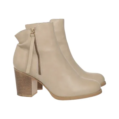 Bottes à talons (Beige) de Alley