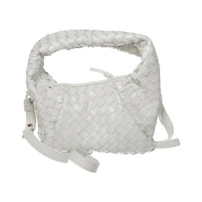 Handbag (White) from Les Visionnaires Leather, Polyester