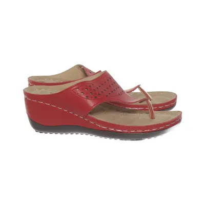 Teenslippers (Rood) van Wonder walk