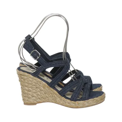 Wedges (Blue, Beige) from TopWay Cotton