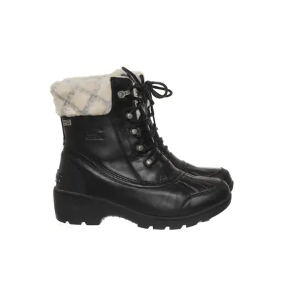 Laced boots (Black) from Sorel Faux fur, Leather