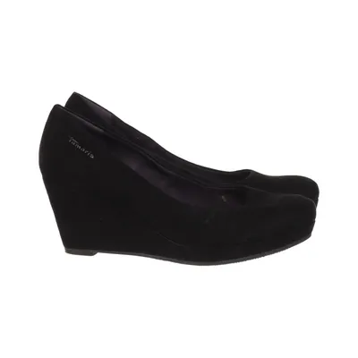 Chaussure compensées (Noir) de Tamaris Trend Cuir