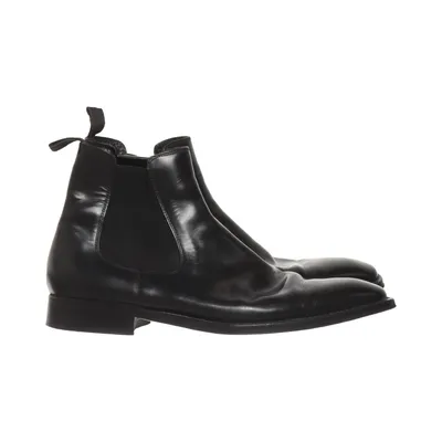 Chelsea boots (Zwart) van Pollini Leer