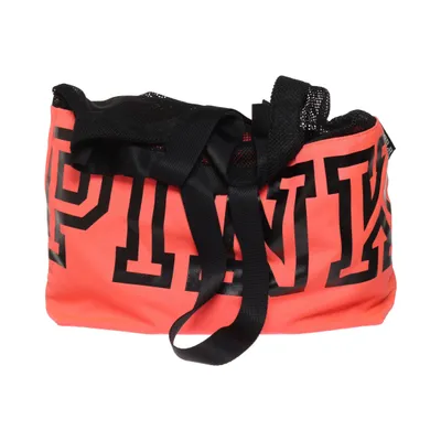 Strandtaske (Pink, Sort) fra Pink Victoria's Secret Polyester