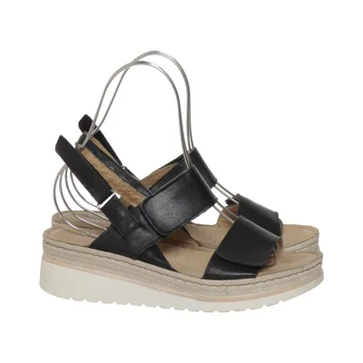 Sandales (Noir, Beige) de Charlotte of Sweden Cuir