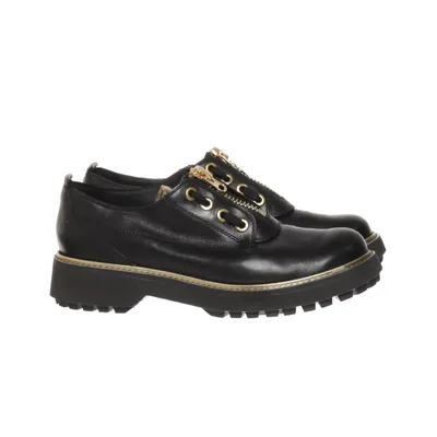 Sneakers (Zwart, Goud) van Geox Leer